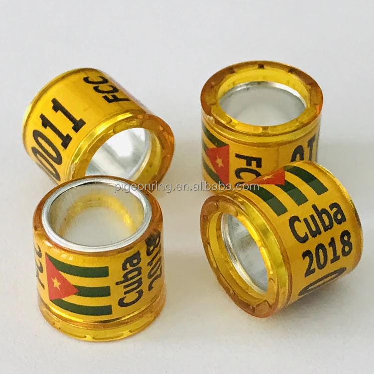 Factory direct sales of high quality aluminium&plastic racing FCC pigeon rings FCI pigeon rings bird rings