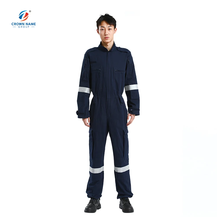 Anitstatic oil water resistant coverall fire proof mechanical workwear flame retardant safety coveralls