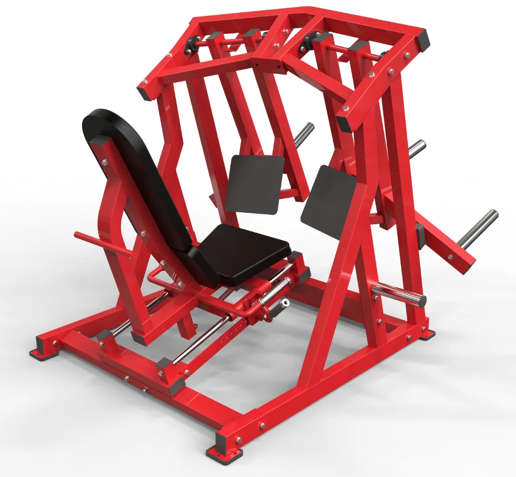 ISO Lateral Leg Press Gym Fitness Equipment with weight loaded Sport Strength
