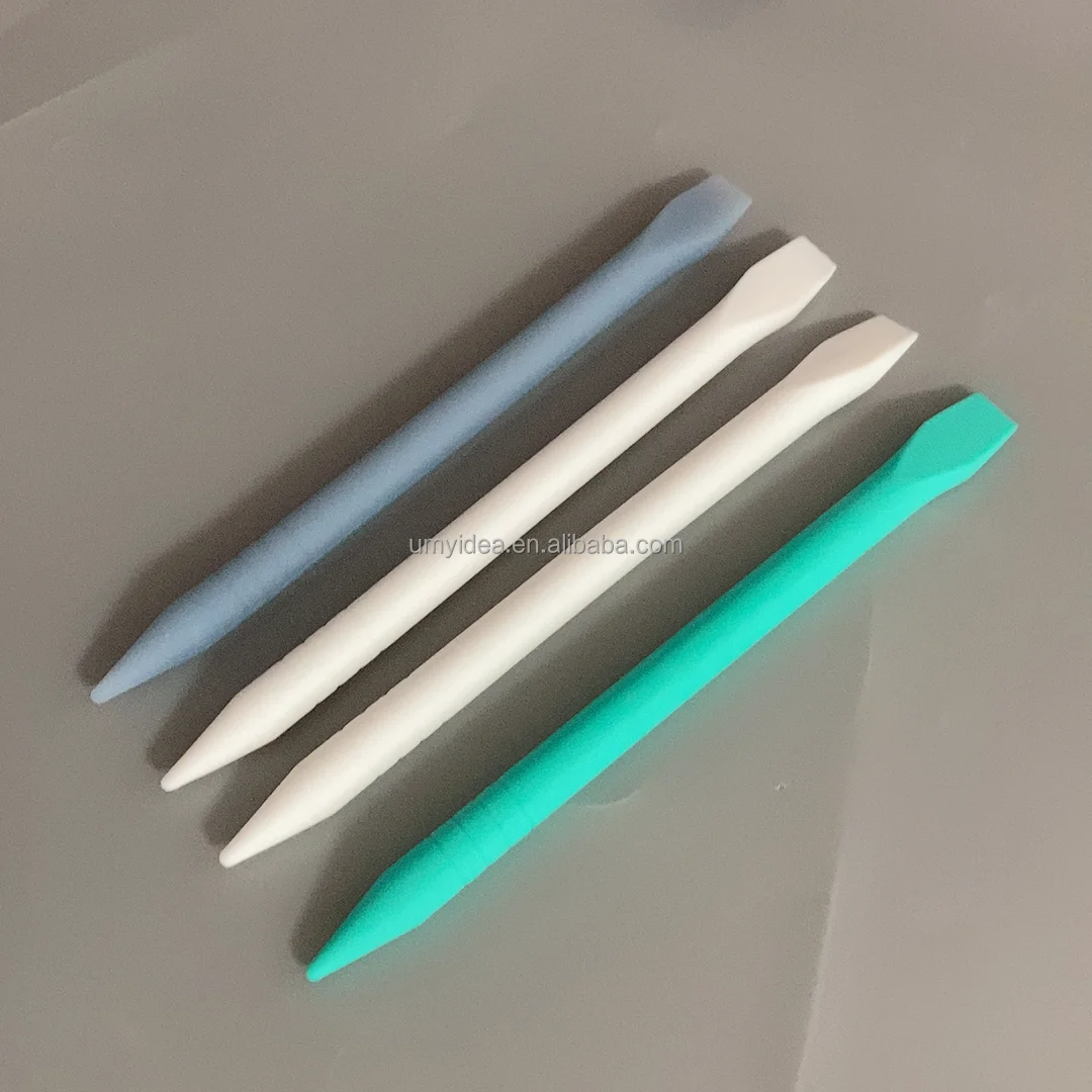 2022 Hot Silicone Rubber Paint Stir Sticks for Chalk Paste Paint Ink for Silk Screen Stencils Mini Squeegee Pen