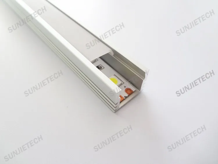 Silver/white/black anodized led strip aluminum profile for LED Strip Lights