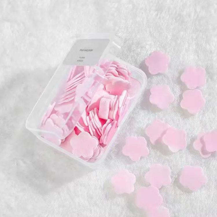 Foaming Hand Soap Tablet Eco Friendly Disposable Tablet Paper Soap Sheet