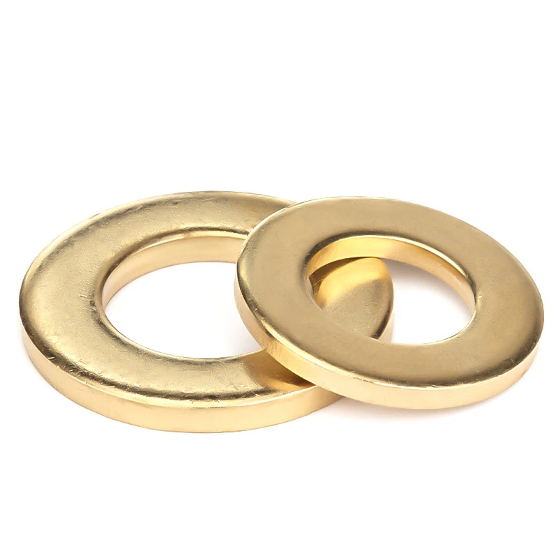 Large flat gasket brass screw copper ring seal washer M2 ~ M33 metal retaining