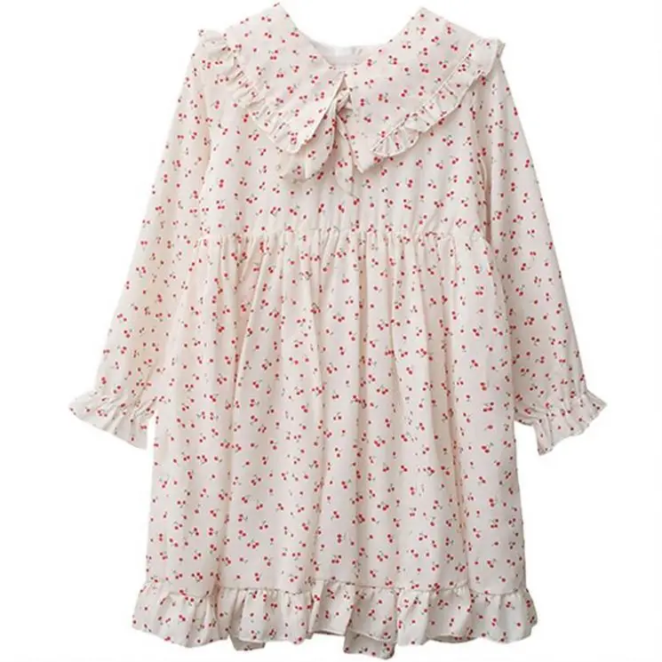 Product Love Outfit Import Alta Calidad Natural Cotton Gallus Baby Girl Dress