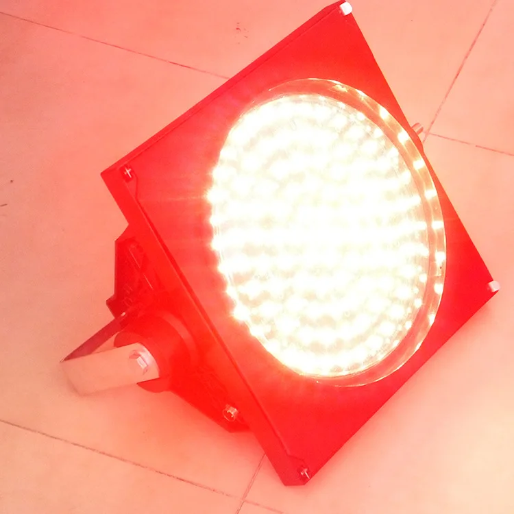 2 pcs/carton Dia 300mm Roadway Safety Powerful LED Solar Traffic Lights beacon lights for the road warning light