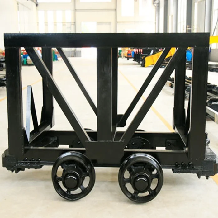 New Arrival Miningrail Car Unloading Shuttle Cart Narrow Gauge Mine Car Material Supply Mining Wagon