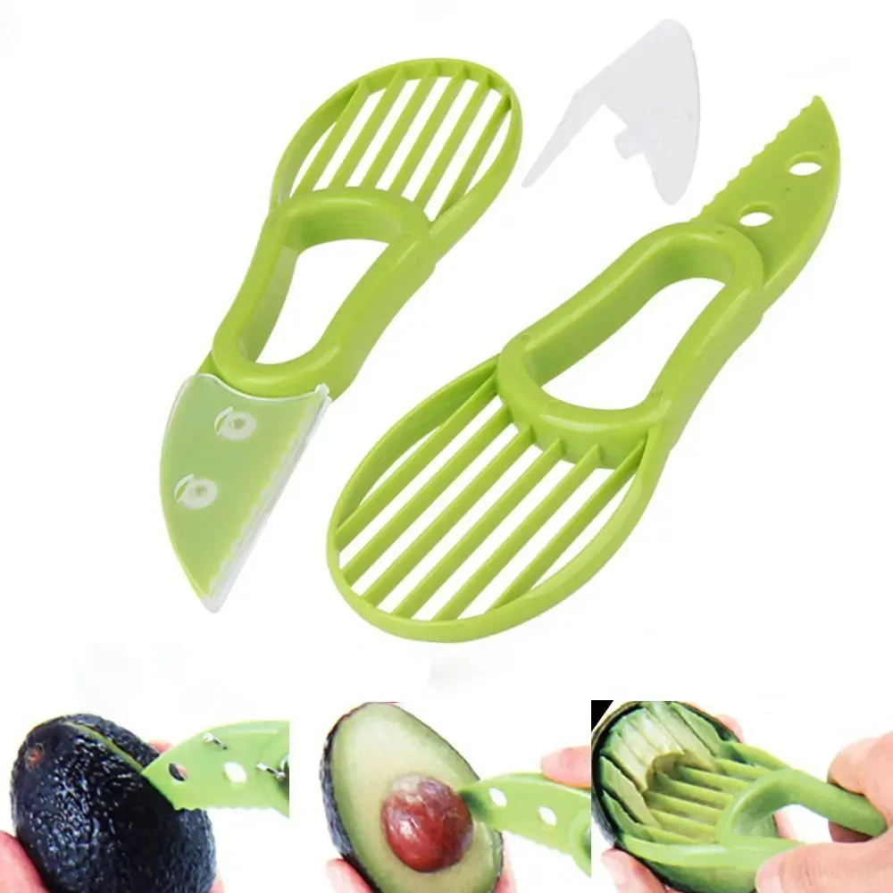 Kitchen Small Gadgets Avocado Peeler Knife Avocado Slicer Fruit Cutting Tool Avocado Corer Fruit Pulp Separator