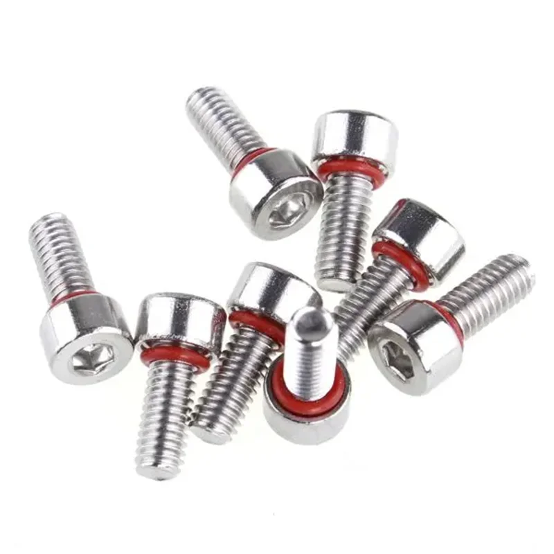 M2 M3 M4 Self Sealing Screw Phillips Pan head Waterproof O Ring Screw Bolt Countersunk Flat Head Screw With Gasket