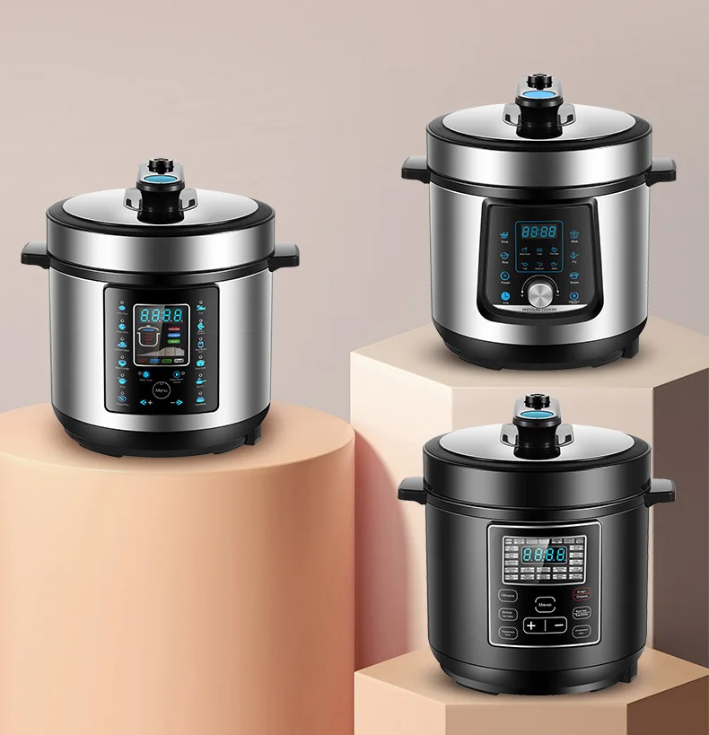 New Product Stainless Steel Time Adjustable  Multi Function Kitchen Cooker  Electric Pressure Cooker