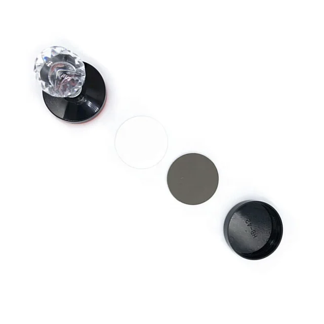 Crystal handle self inking flash rubber foam stamp