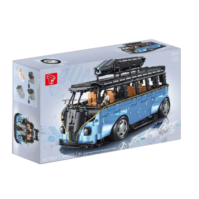 TGL T5022A 1:8 городской автобус модель автомобиля настольные украшения детские развивающие игрушки подарки 3299 шт. наборы строительных блоков