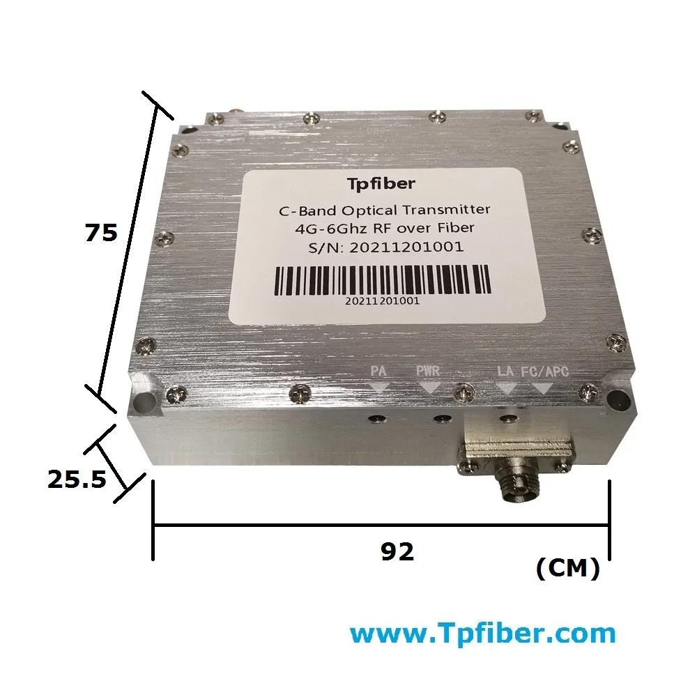 Hot Sales TPSA-44000-3U 4000Mhz-6000Mhz VSAT Satellite C Band Fiber Optical Transmitter Receiver