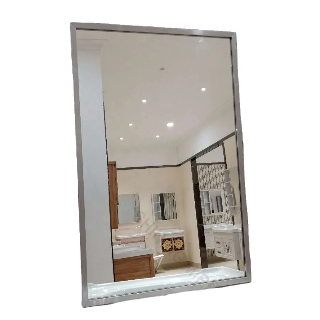 for home decor wall metal frame frame mirror wall decor rectangle frame bathroom wall mirrors stainless steel mirror