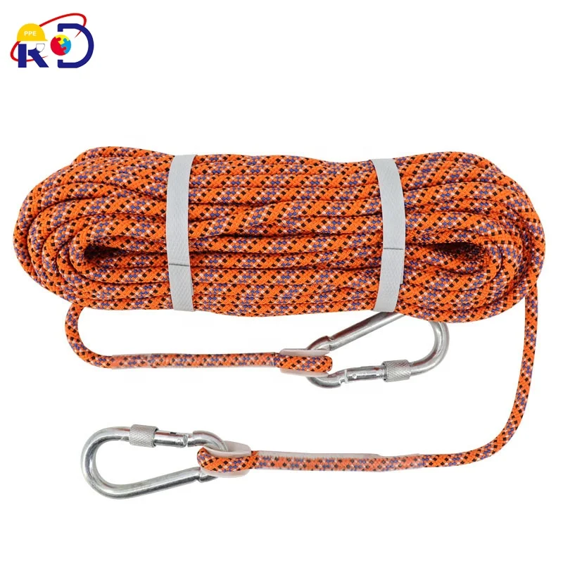 high strength polyester outdoor escape first aid safety rope