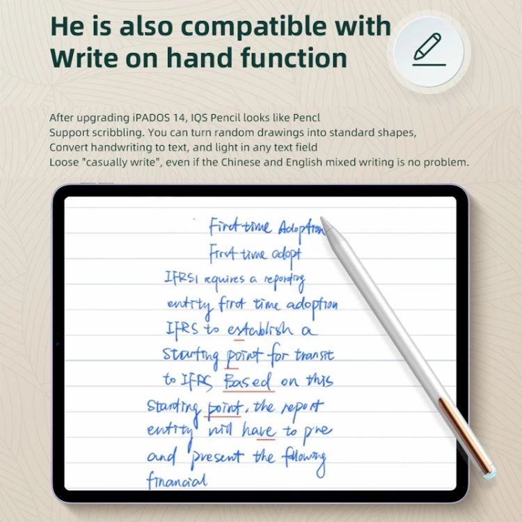 Smart universal active drawing Palm Rejection Active tablet Stylus Pen For phone Pencil