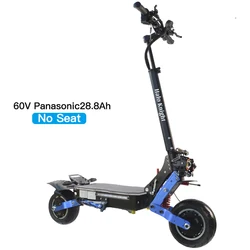 Halo Knight T108 Blue 60V 6000W Electric Scooter Dual Motor 96KM Long Distance Powerful Off Road Electric Scooter For Adults