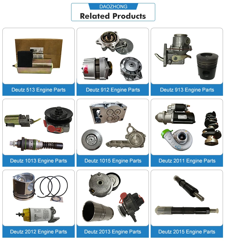 Diesel Engine Original Deutz 413 Spare Parts V8 Pressure Oil Pump OE 04143644