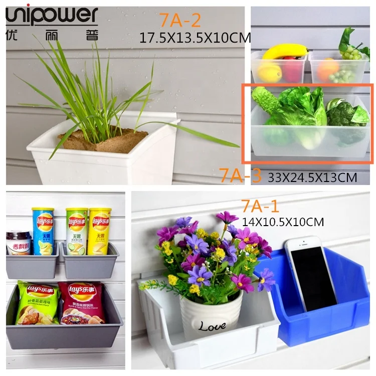 Система хранения гаража, настенные пластиковые ящики для хранения, прозрачный цвет