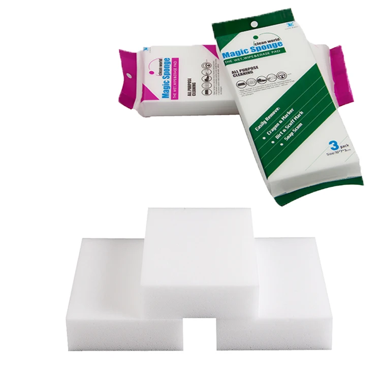 12pcs/pack Bathroom Kitchen High Density Cleaning Sponge  Block Magic Sponge Eraser Melamine Foam