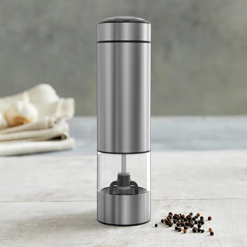 Battery Operated Hand Hold Electric Salt and Pepper Grinder Set for Kitchen