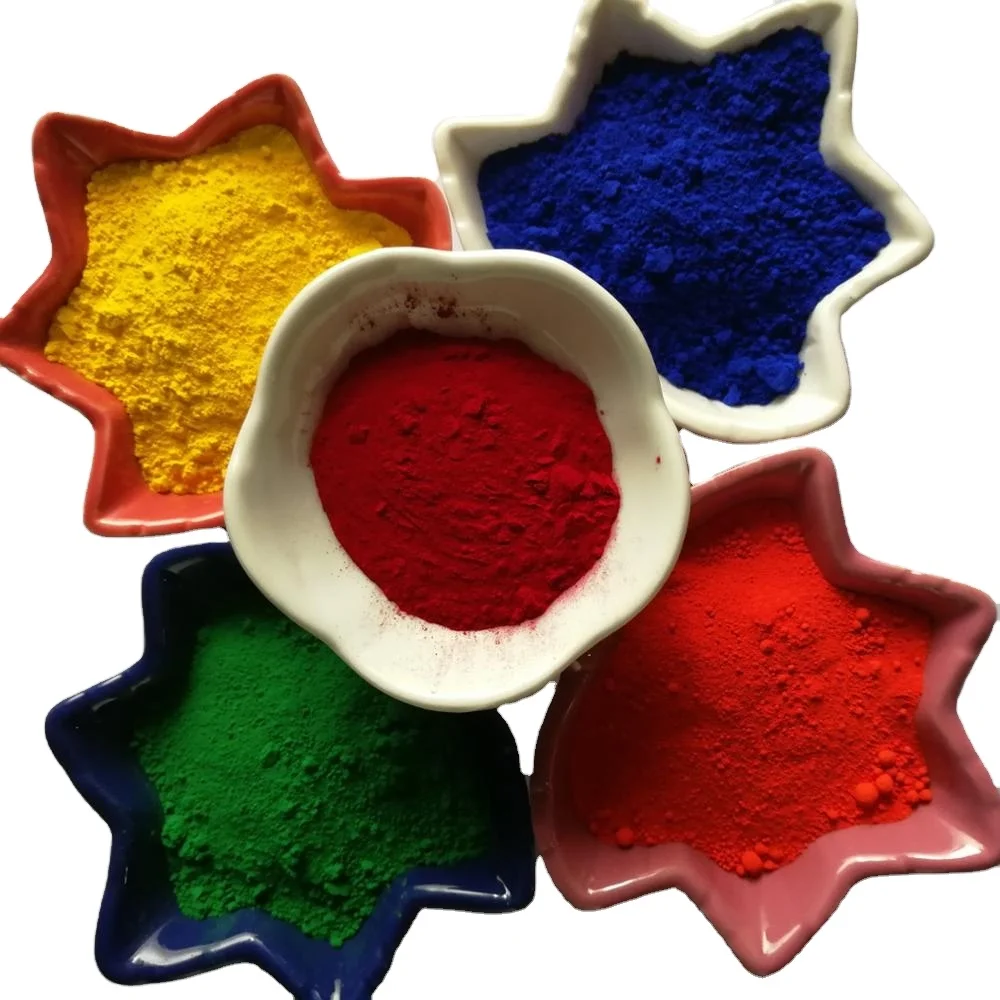 Iron Oxide Red/Blue/Yellow/Green/Brown/Orange for paint, ink, rubber etc.