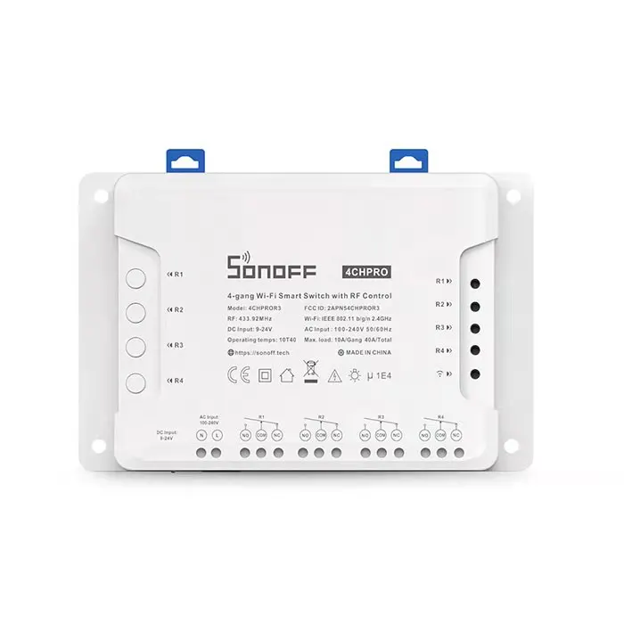 Sonoff 4CH Pro R3 переключатель 433 МГц RF Интеллектуальный беспроводной модуль переключателя для автоматизации умного