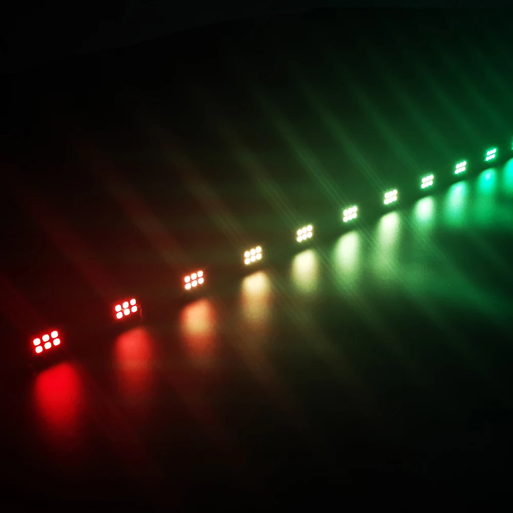 24 В постоянного тока, алюминиевые светодиодные линейные полосы RGB 20 пикселей