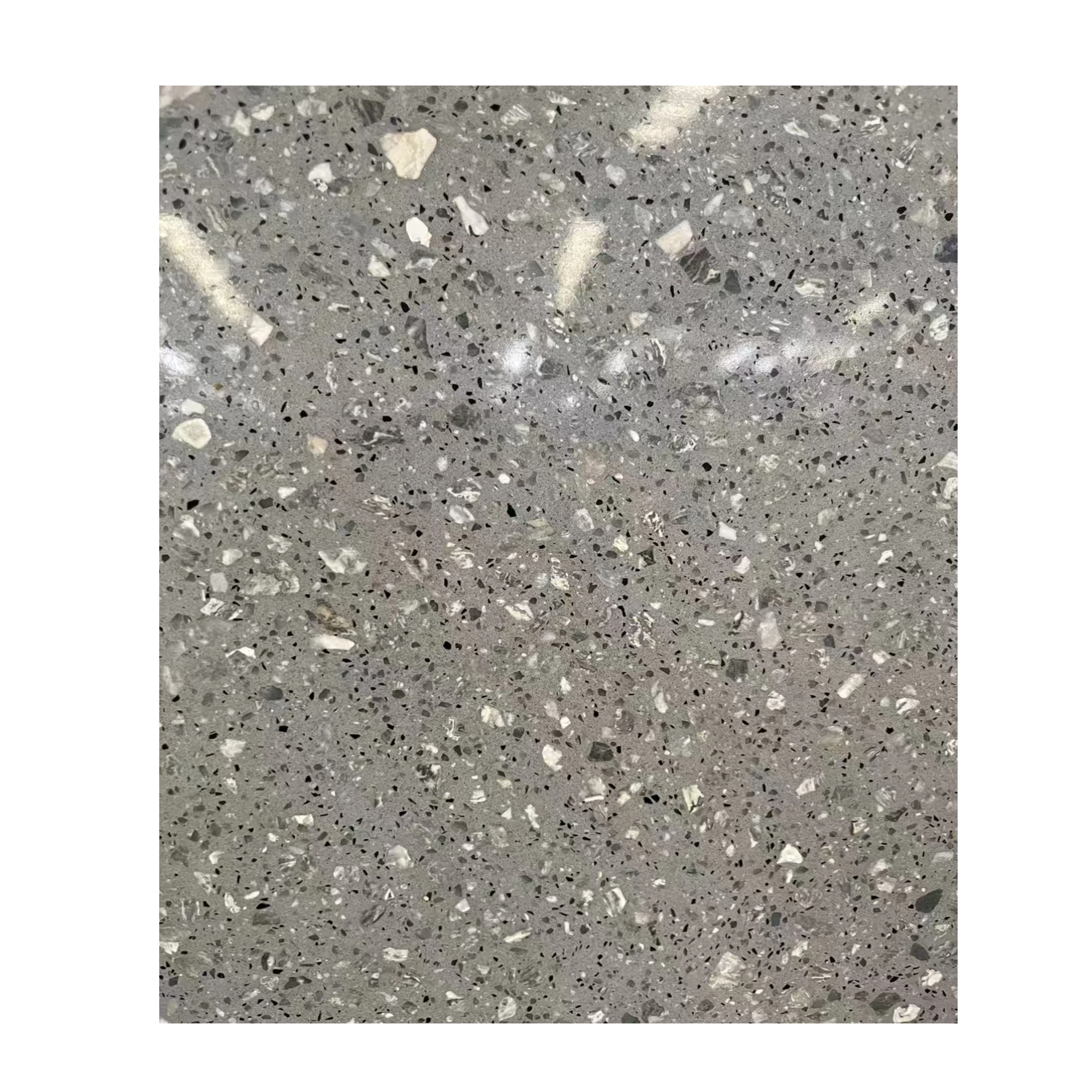 Hot Multicolor Terrazzo Tile Terrace Grey Artificial Stone For Wash Basin Kitchen Sink Countertop Polished Terrazzo Slabs