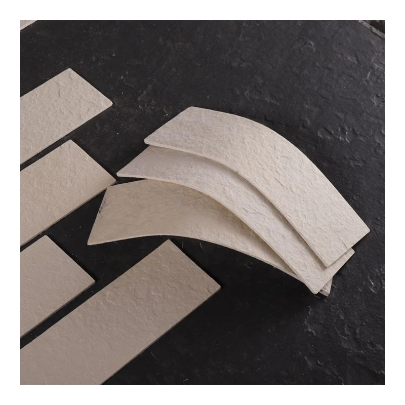 ODM 2mm thin bendable wall cladding  mcm flexible facing brick tiles in white color soft stone brick ceramic tile