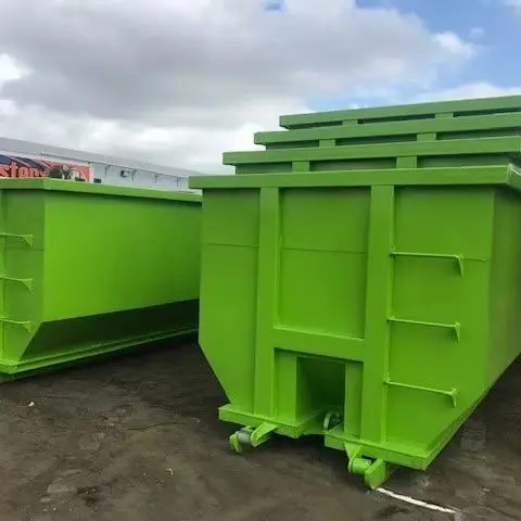 Customized Carbon Steel Hook Lift Container Outdoor Large Hook Lift Bin For Waste Disposal