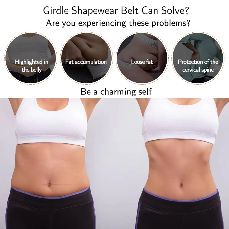 Plus Size Men And Women Waist Trainer Sweat With 3 Hooks Tummy Slimming Belt Body Shaper Loss Weight Waist Belt Corset Sweat