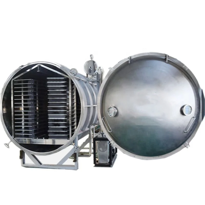 Small scale herb flower vacuum freeze dehydrating machine vacuum dehydrator