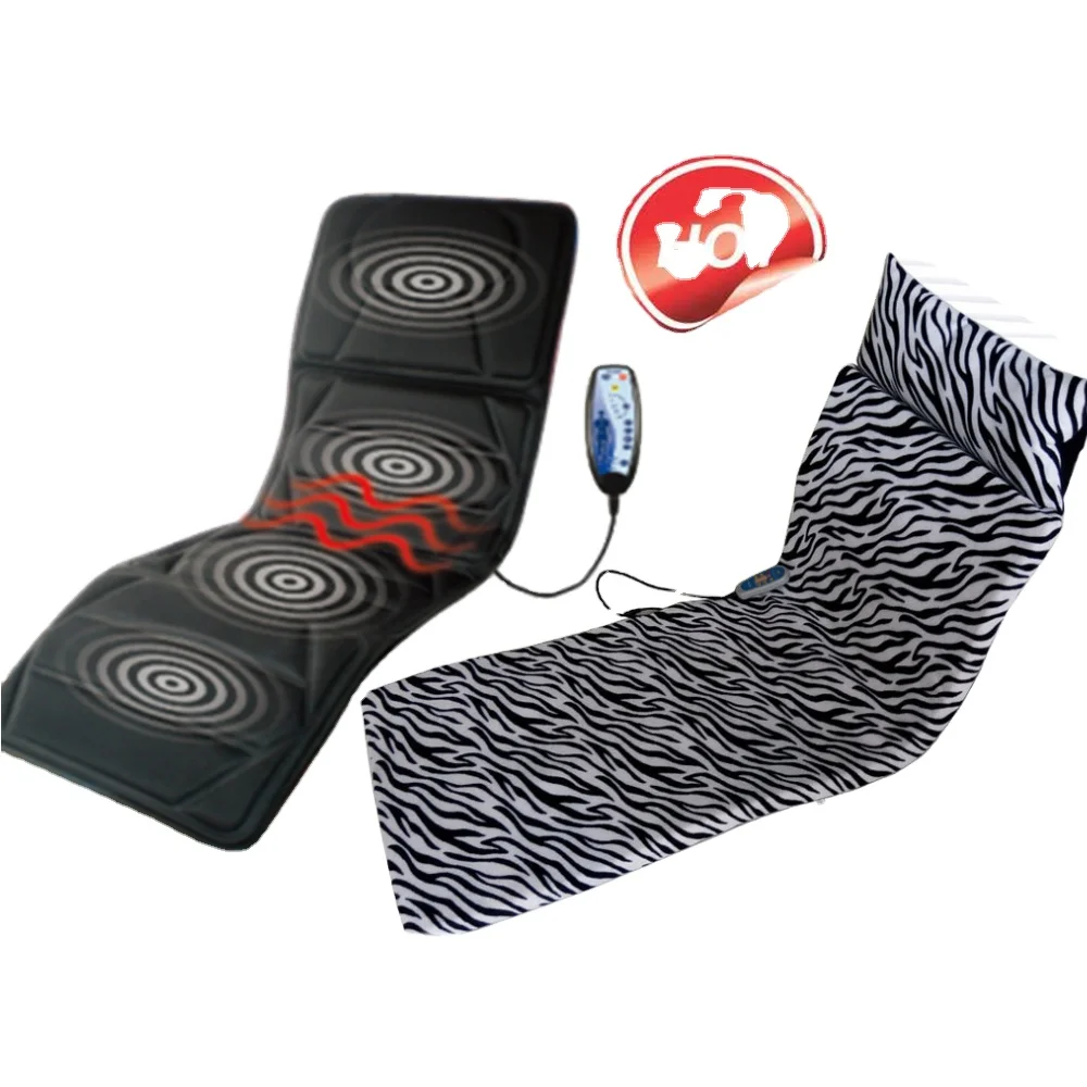 High quality good price full body electric massage mattress vibration shiatsu roller massage mat