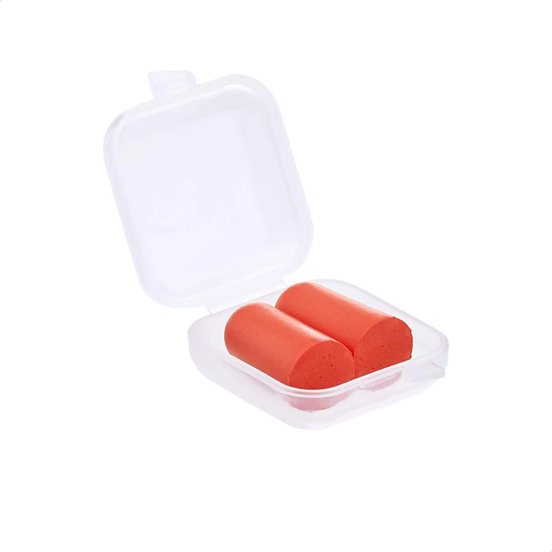 
Bullet shape ear plugs foam anti-noise for sleeping earplug box 