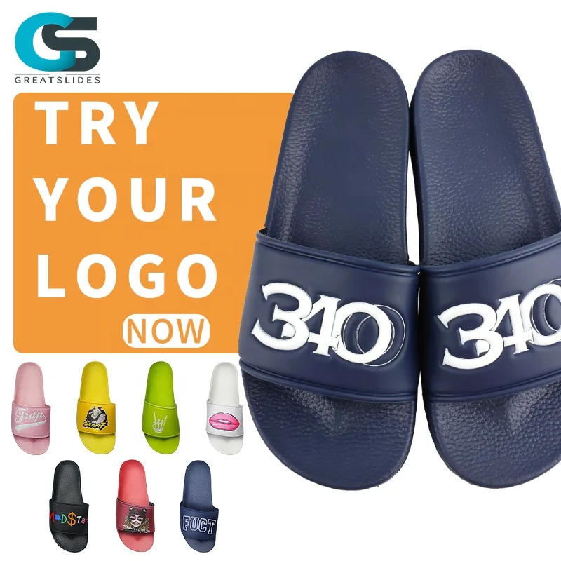 Greatslides 2024 New Cheap Import Slippers China,Fashion Slides Shoes Slipper Men,Custom Logo Slides Sandals