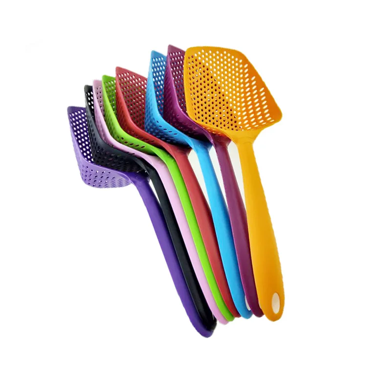 Eco-friendly Kitchen Strainer Scoop Nylon Cooking Shovels Vegetable Strainer