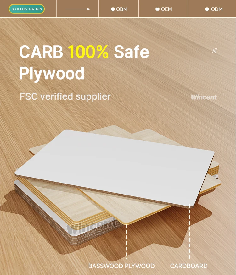 Wincent Wooden Craft Animal Assemble Toys C051 Snail Model Desktop Decoration DIY 3D Puzzles