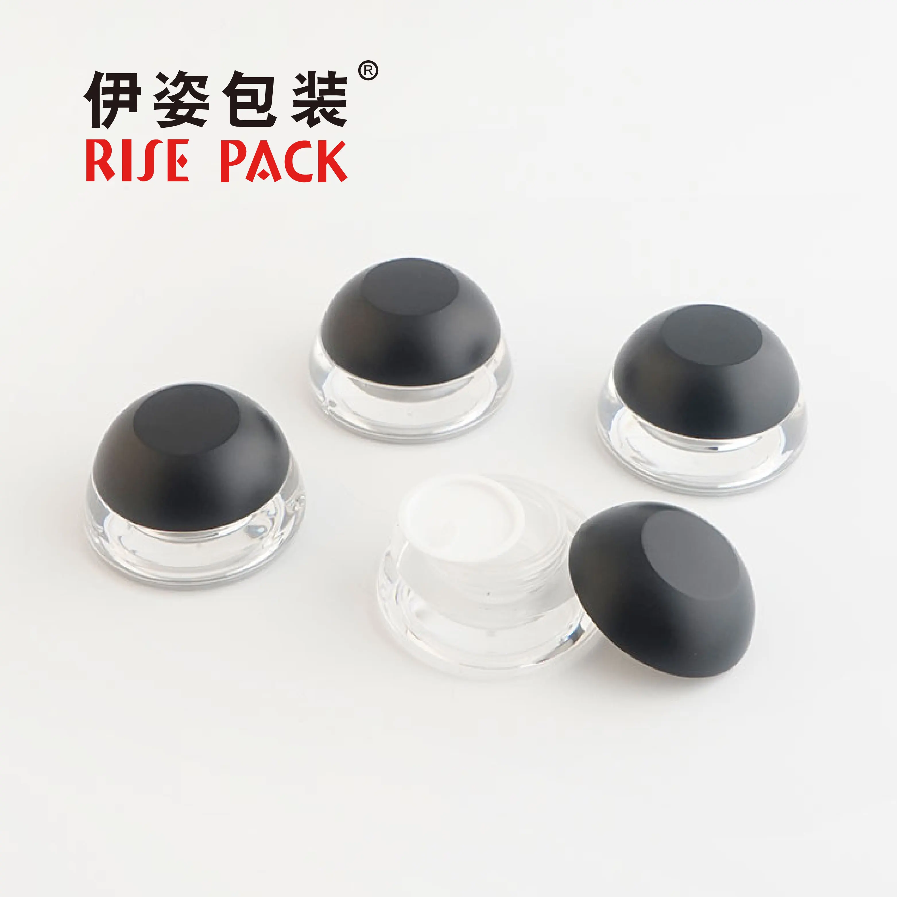 Customized 5g 15g 30g 50g Design Cream Jar Empty Skincare Packaging Acrylic Face Cream Jar With Screw Lid