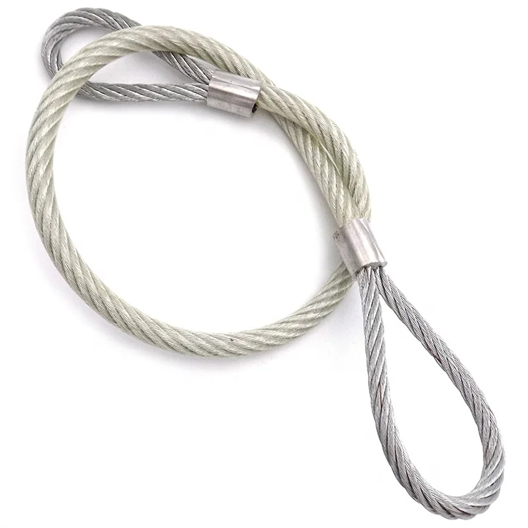 High Tensile Stainless Steel Wire Rope Sling With Loops