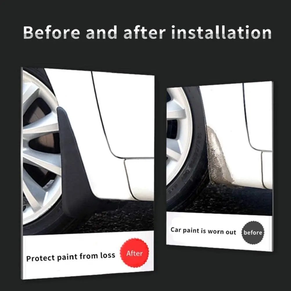 Car Exterior Accessories Mud Flaps For NISSAN NAVARA 2005-2015 Mudguard Fender Flares Splash Flap Injection Mould