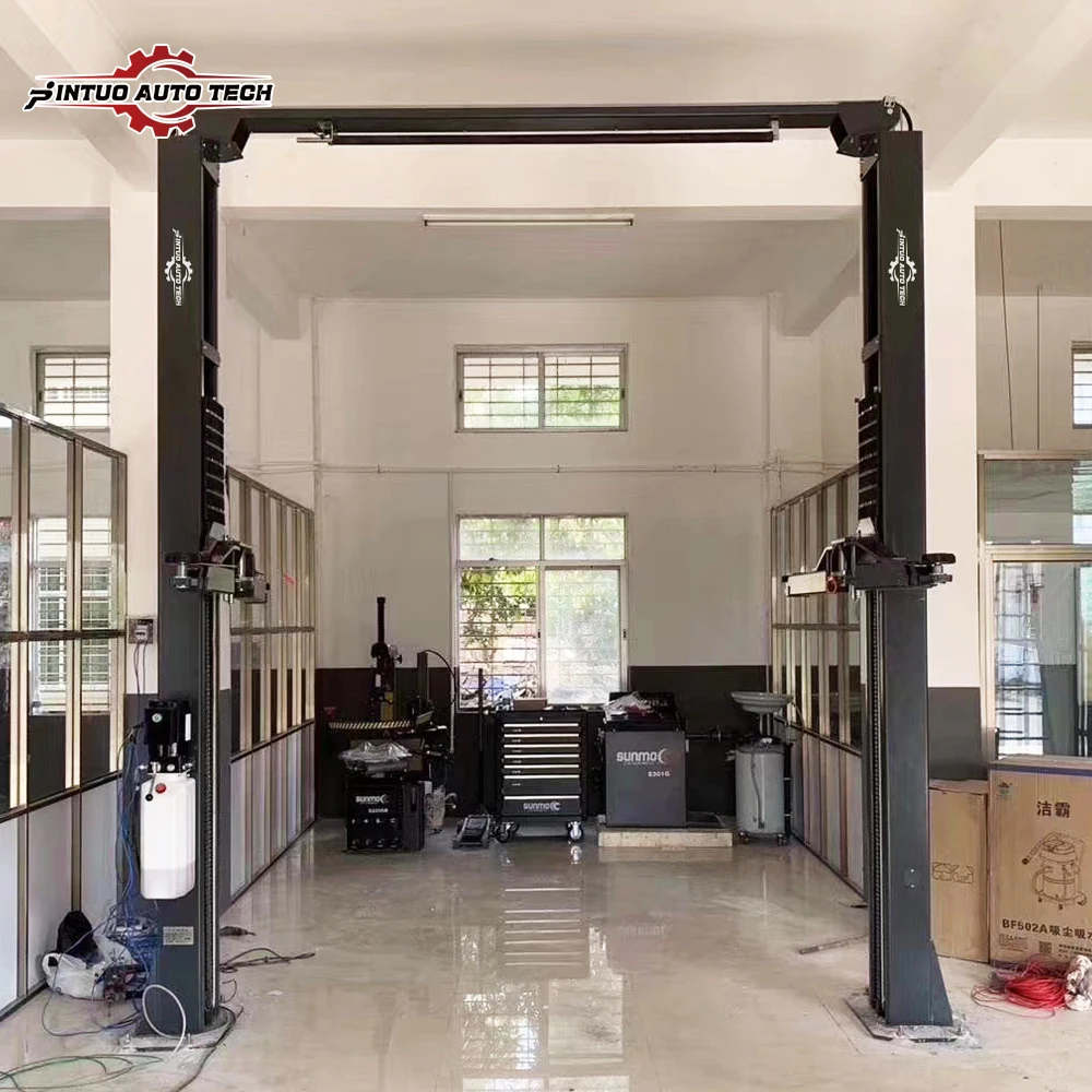 Jintuo CE Certified 4 Ton Double Column Gantry Lift, 2post Car Lift Elevator Two Post Hydraulic Car Lift