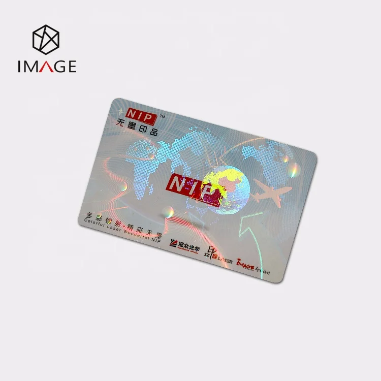  Пользовательская голограмма CR80 ПВХ для ID-карт с возможностью проверки