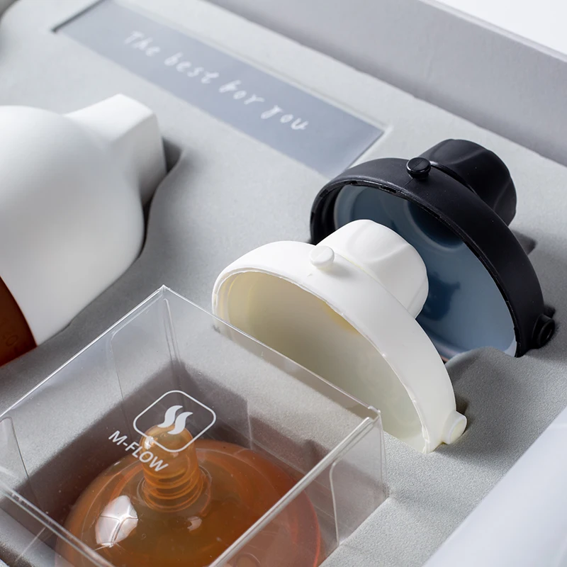 HEORSHE silicone baby bottle baby feeding bottle set with nipple baby bottle gift set for newborn