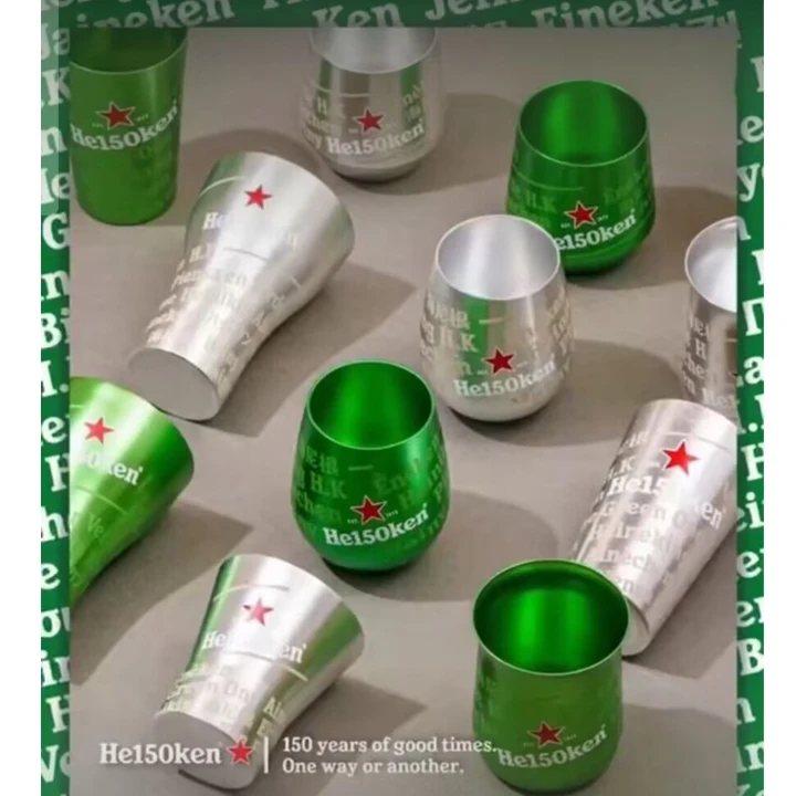 Custom Promotion Magic Aluminum 16Oz Stackable Stadium Cold Beer Tumbler Mug Color Changing Cup