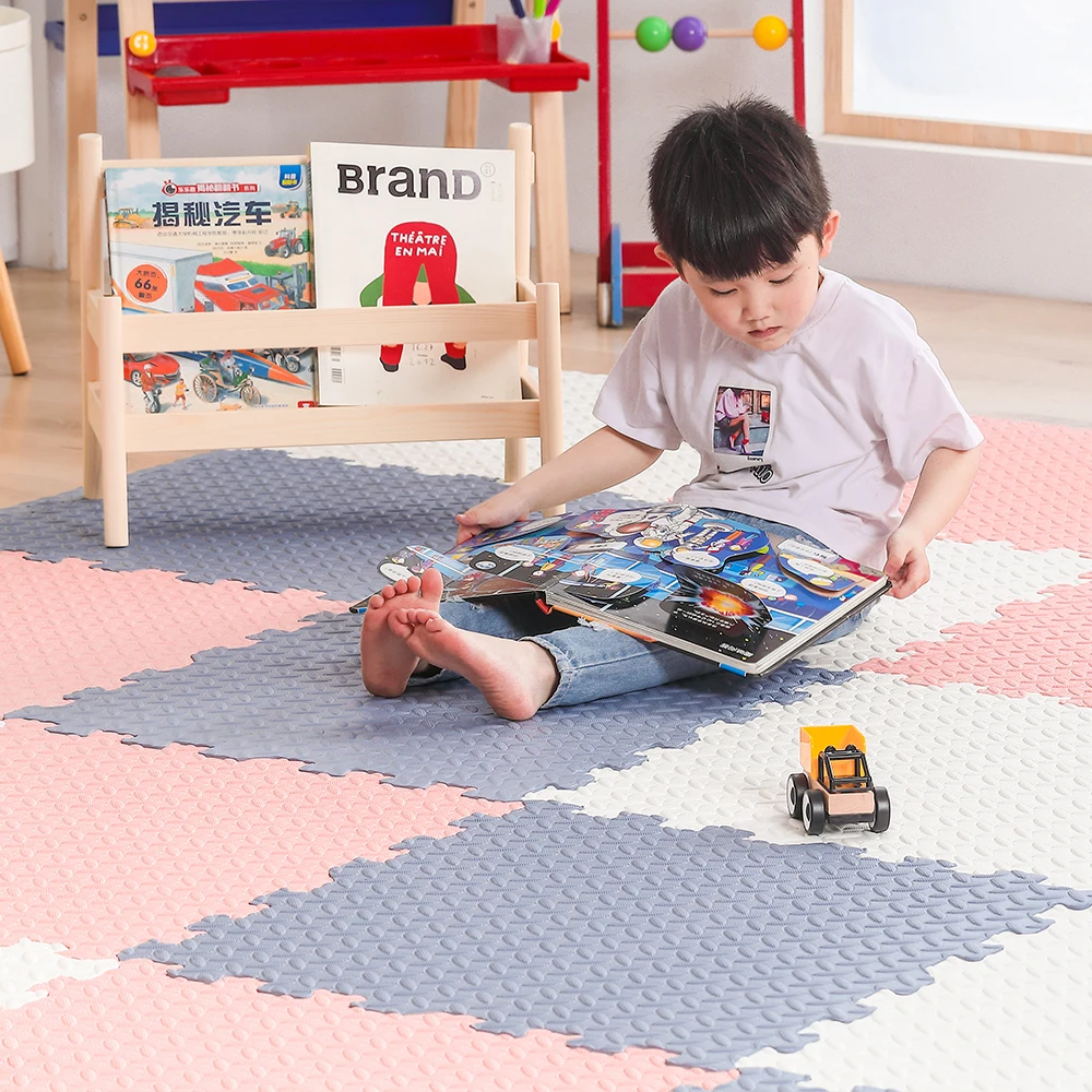 30cm 60cm thickness 1.2cm waterproof baby play floor Interlocking tatami eva foam puzzle mat for kids soft eva