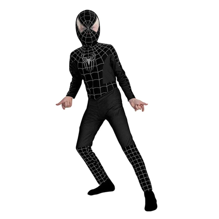 Halloween carnival costume spiderman homecoming costume black spiderman costume kids cosplay