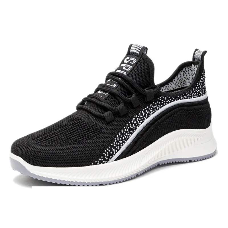 cheap wholesale new fashion black non slip sock low top walking flats shoes wholesale sneakers casual shoe for men
