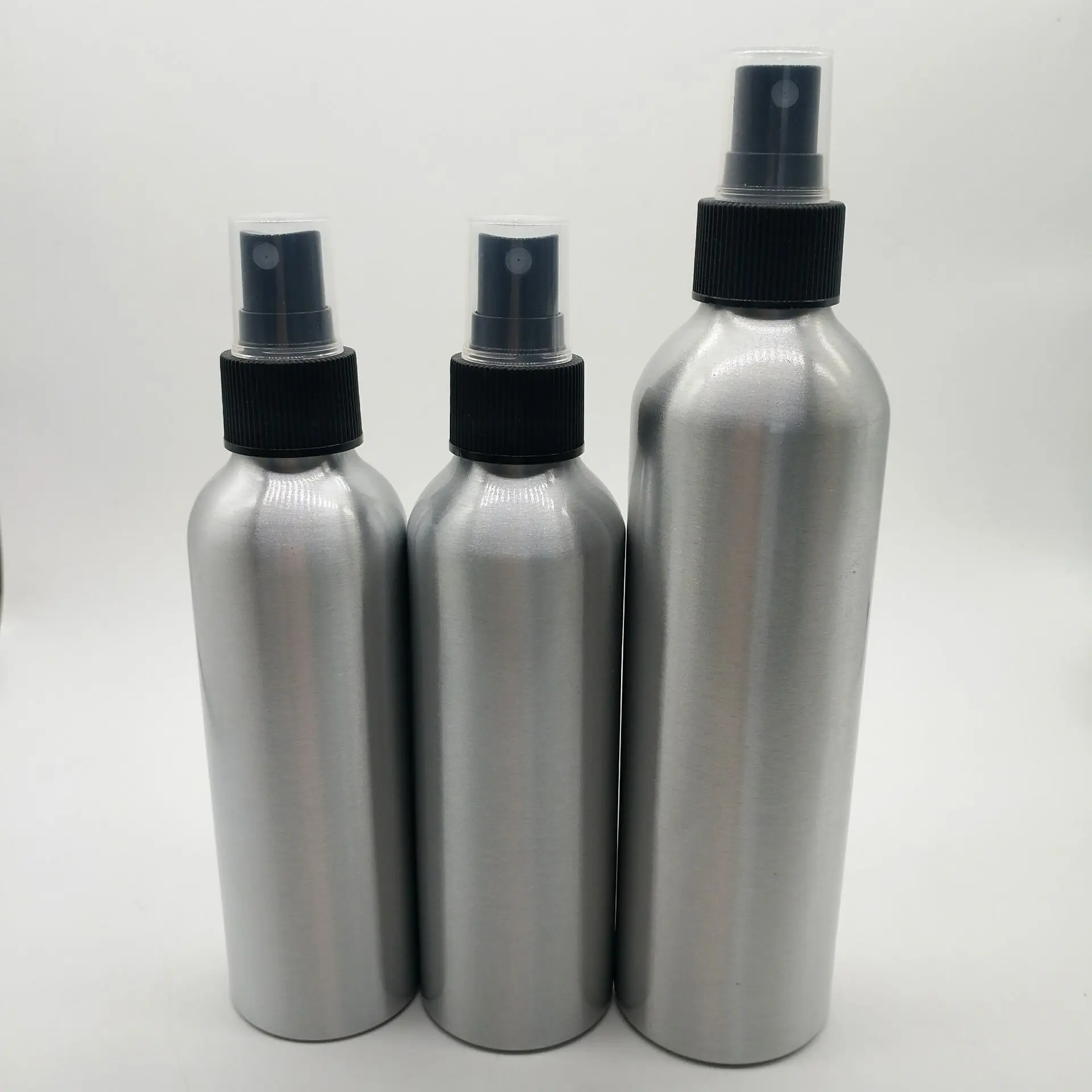 Reusable Spray Aluminum Hand Sanitizer Empty Aluminum Bottle for Liquid Soap 30ml 50ml 100ml 150ml