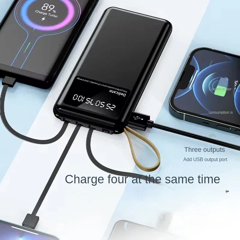 Wholesale Power Bank 10000mah Powerbank 20000mAh Cute Power Banks and Portable Phone Charger OEM Business Gifts for Mobile Phone