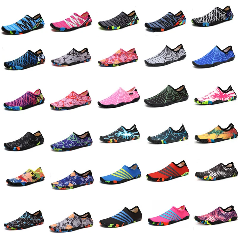 Factory Directly Sales Custom Logo Beach Sports Aqua Water Wading Shoes For Unisex.